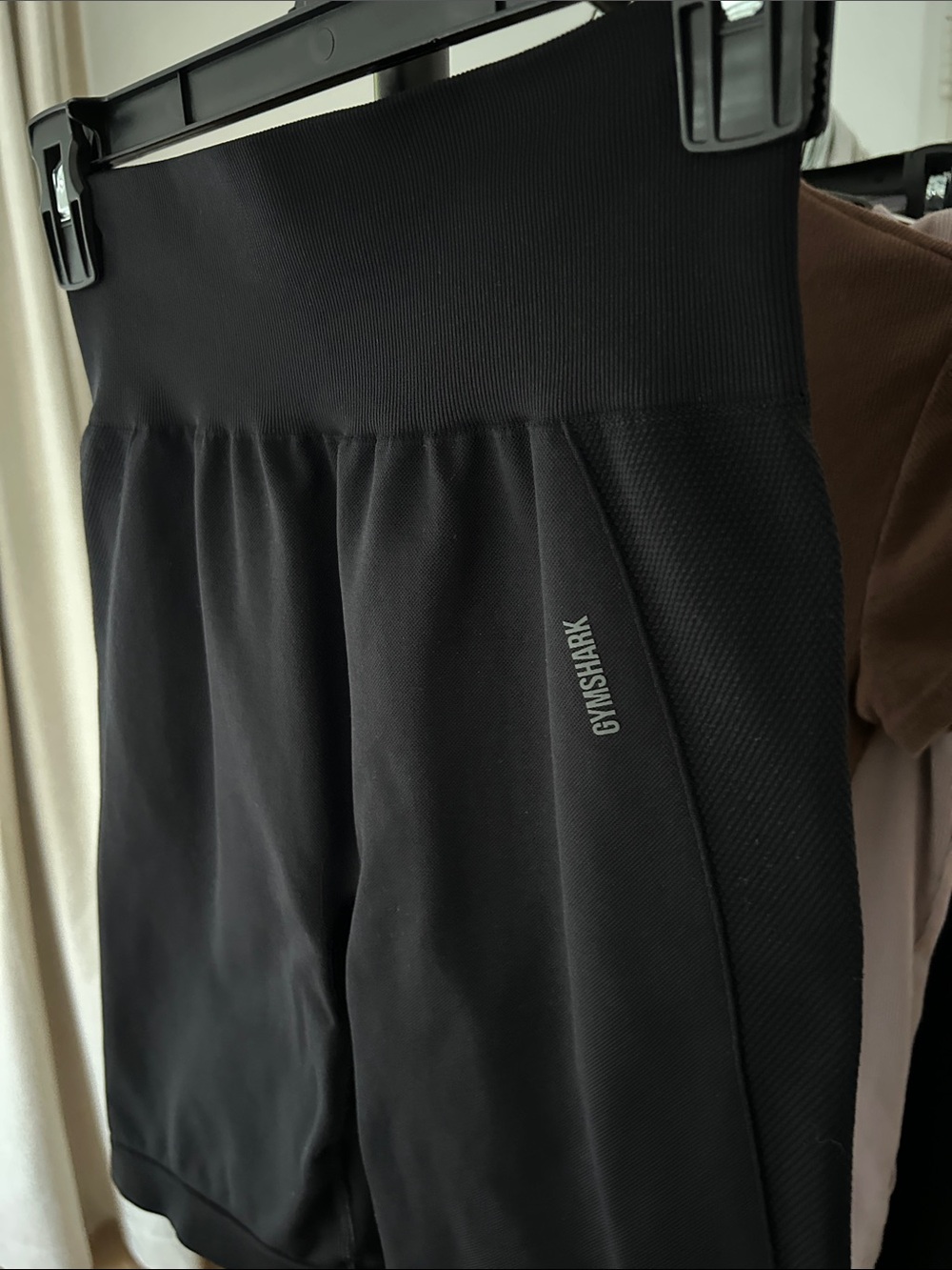 Gymshark Biker Shorts. Size Medium. 8” inseam. Black. - Picture 3 of 5